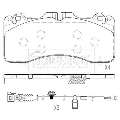 Borg & Beck BBP2623