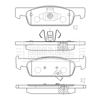 Borg & Beck BBP2616