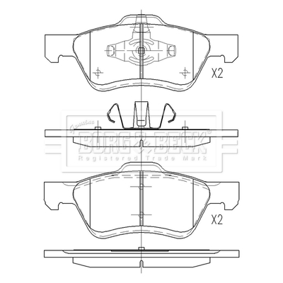 Borg & Beck BBP2608