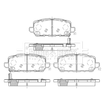 Borg & Beck BBP2607