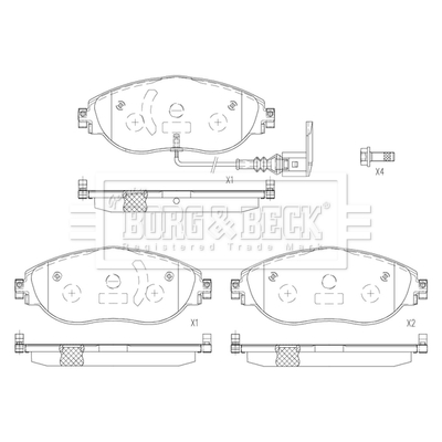 Borg & Beck BBP2605