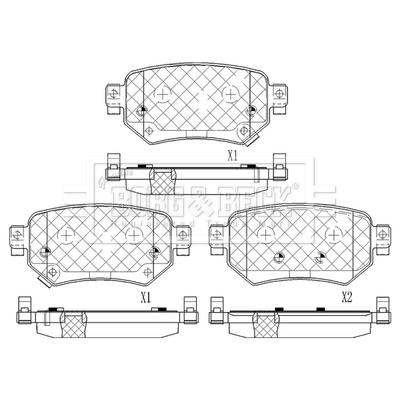 Borg & Beck BBP2601