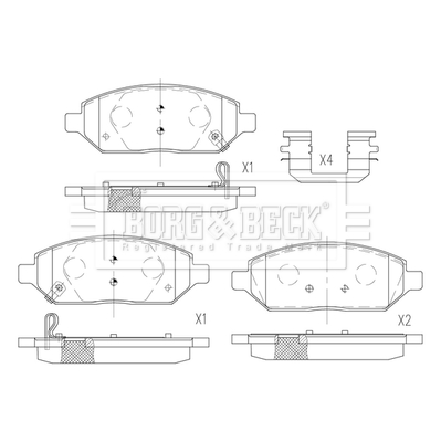 Borg & Beck BBP2599