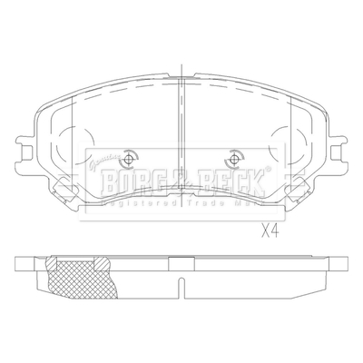 Borg & Beck BBP2596