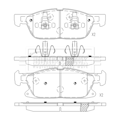 Borg & Beck BBP2593