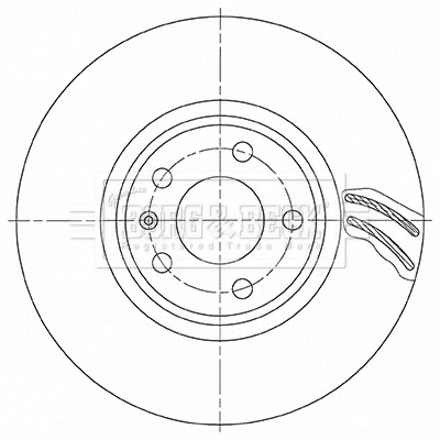 Borg & Beck BBD6163S