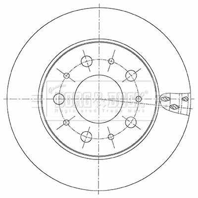 Borg & Beck BBD6156S