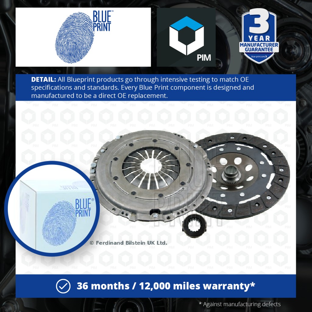 Blue Print Clutch Kit 3pc (Cover+Plate+Releaser) ADV183083 [PM1581621]