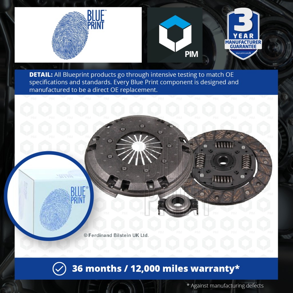Blue Print Clutch kit only for solid conversion ADV183062 [PM1581601]