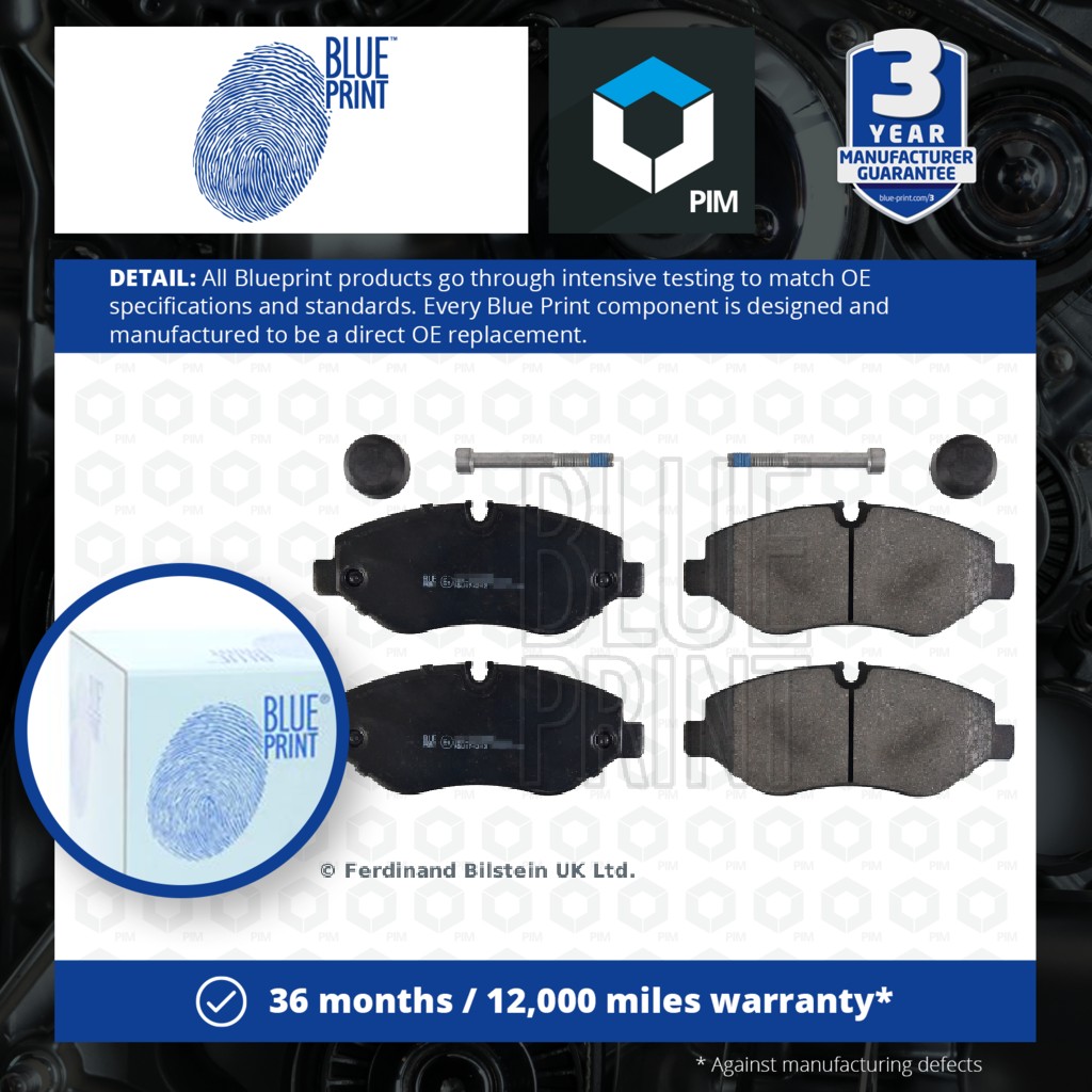 Blue Print Brake Pads Set Front ADU174212 [PM1581441]