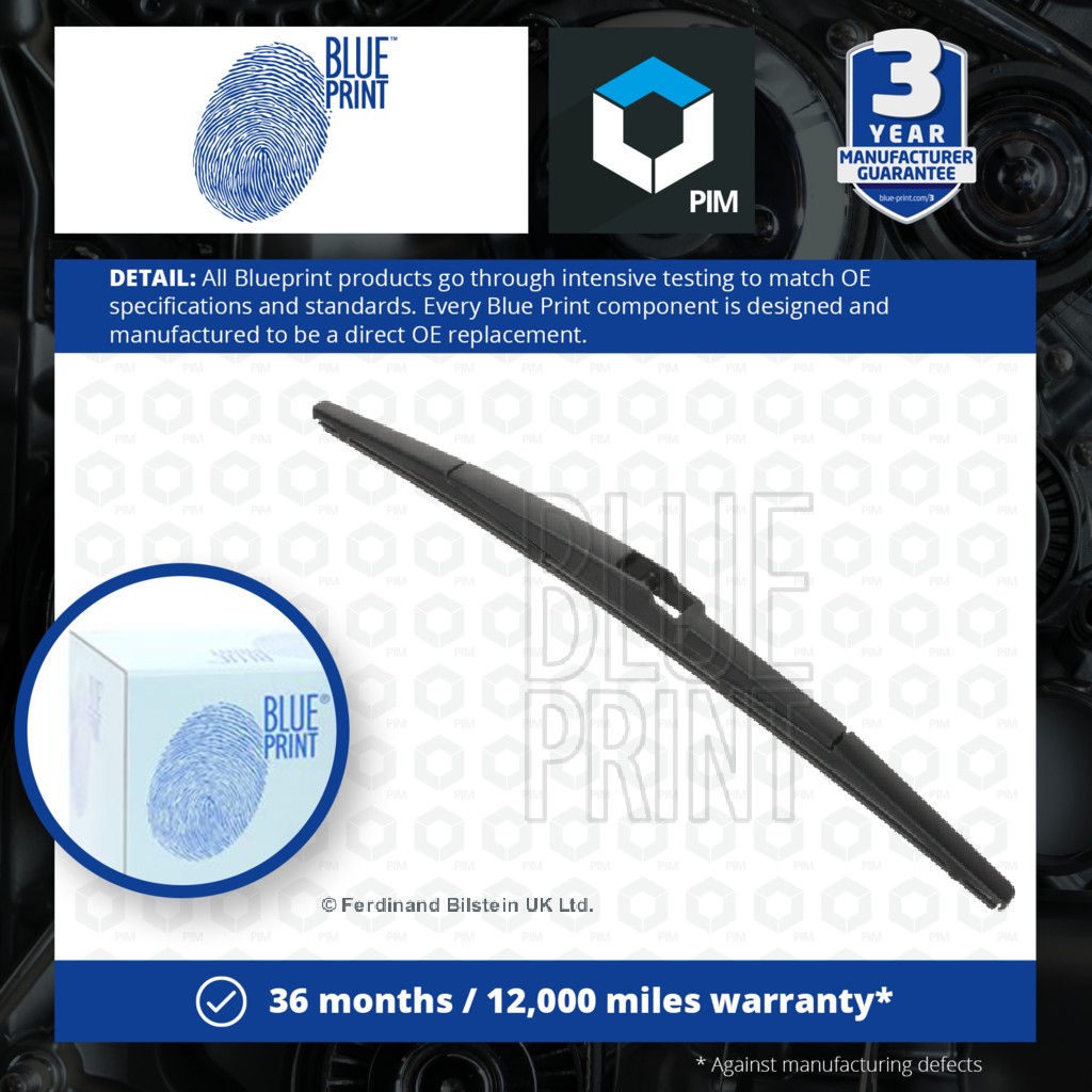 Blue Print Rear Wiper Blade AD14RR350A [PM1578715]