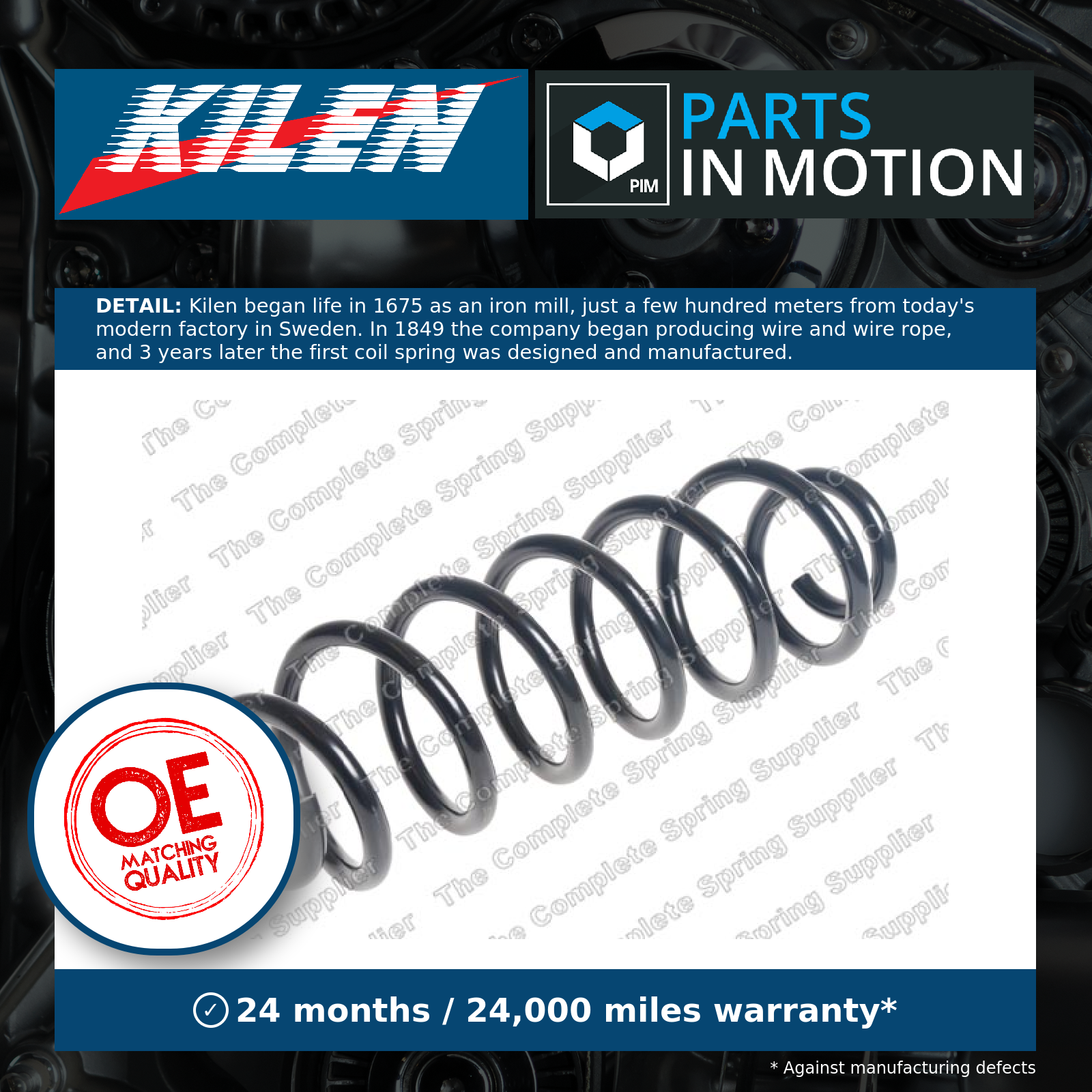 Suspension spring Rear Axle Coil Spring 4285745 LESJÖFORS for VW SKODA - Image 3