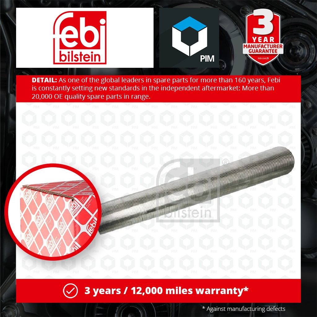 Febi Corrugated Pipe, exhaust system 104133 [PM1503328]
