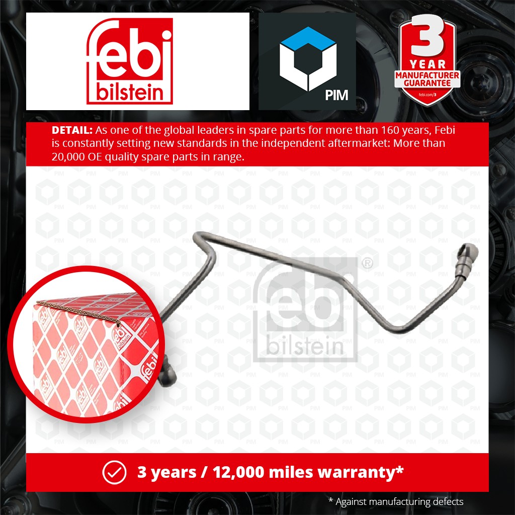 Febi Oil Feed Pipe For Turbocharger 103660 [PM1502923]