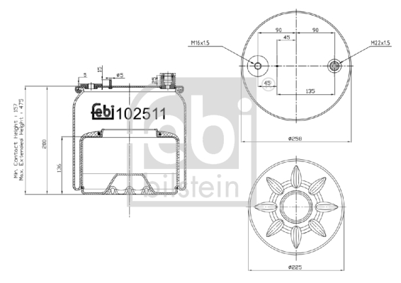 Febi 102511