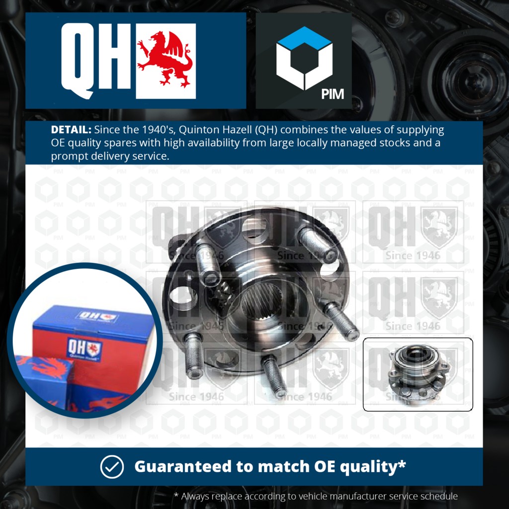 Quinton Hazell Wheel Bearing Kit QWB1627 [PM1493579]
