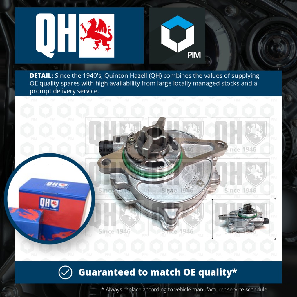 Quinton Hazell Vacuum Pump QVP1008 [PM1493427]