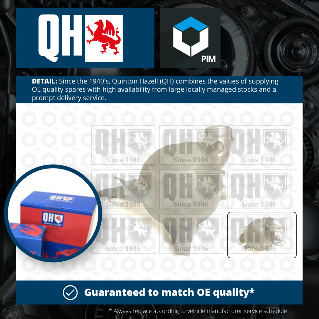 Quinton Hazell Coolant Expansion Tank QVE554 [PM1493403]