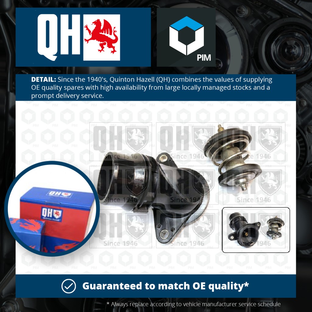 Quinton Hazell Coolant Thermostat QTH970K [PM1491826]