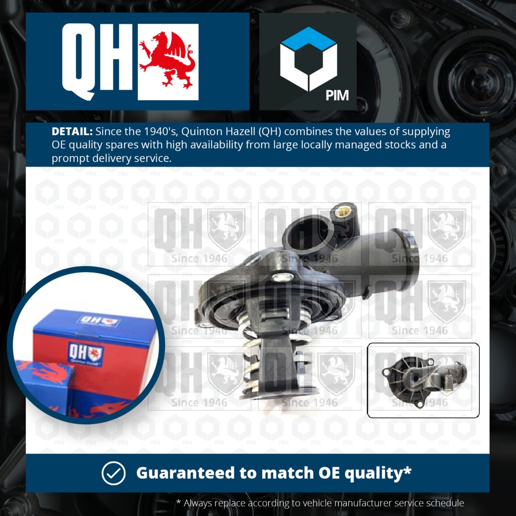 Quinton Hazell Coolant Thermostat QTH745K [PM1491621]