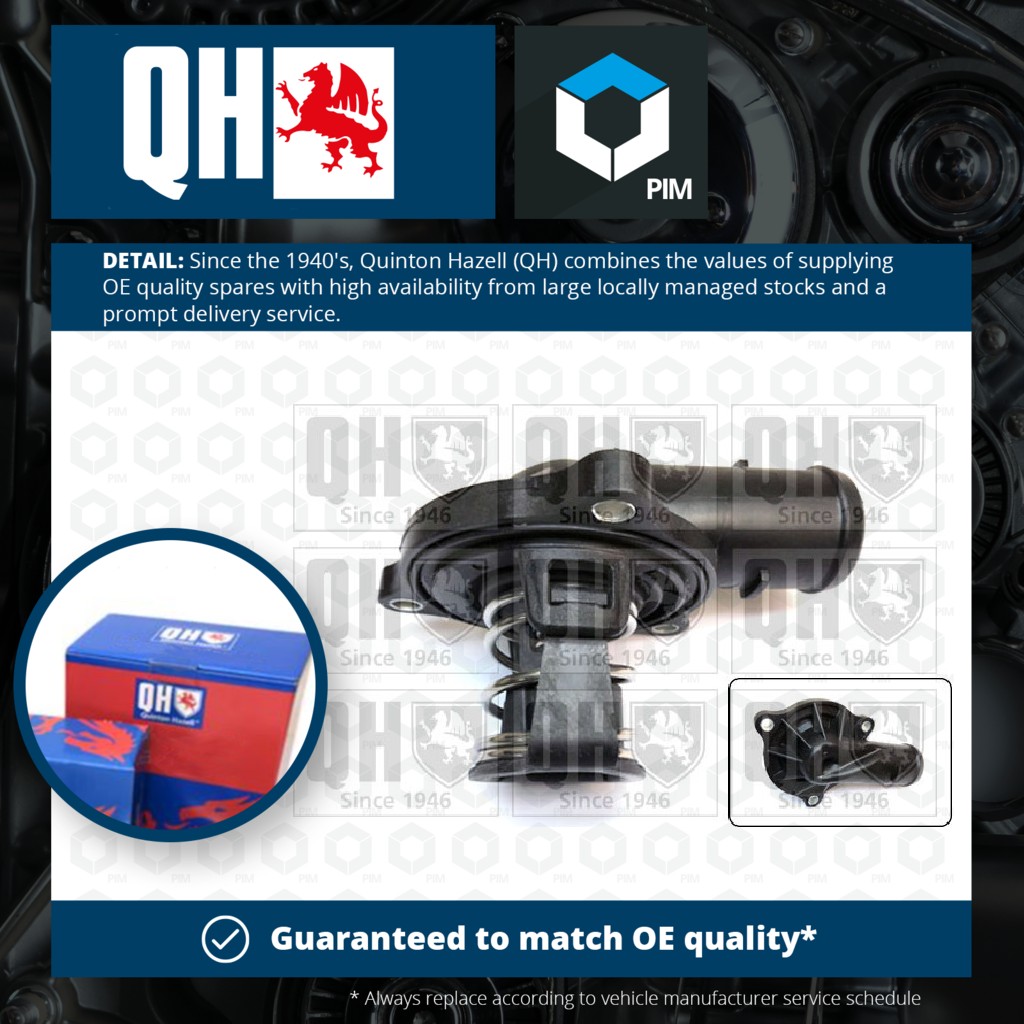 Quinton Hazell Coolant Thermostat QTH710K [PM1491600]