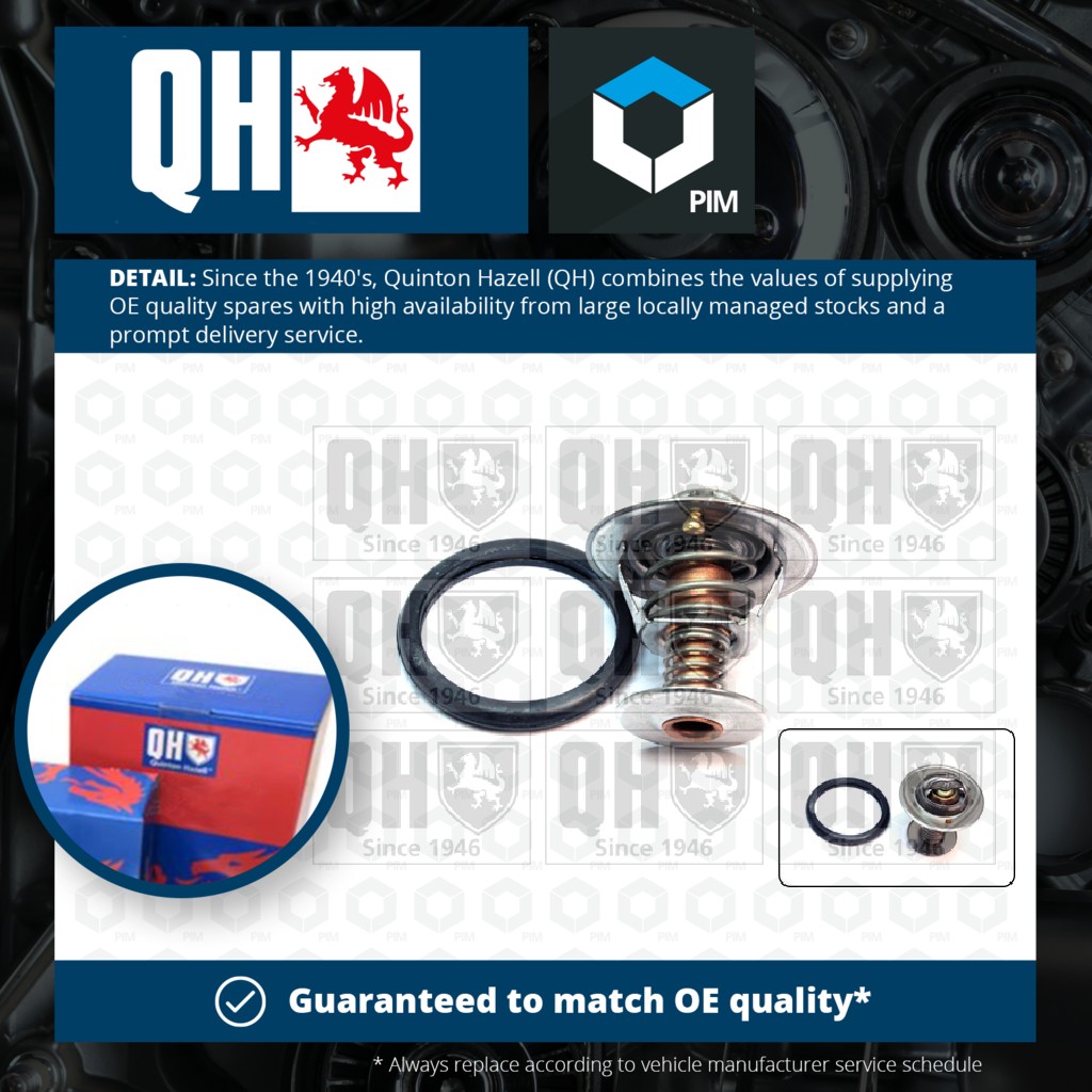 Quinton Hazell Coolant Thermostat QTH415K [PM1491557]