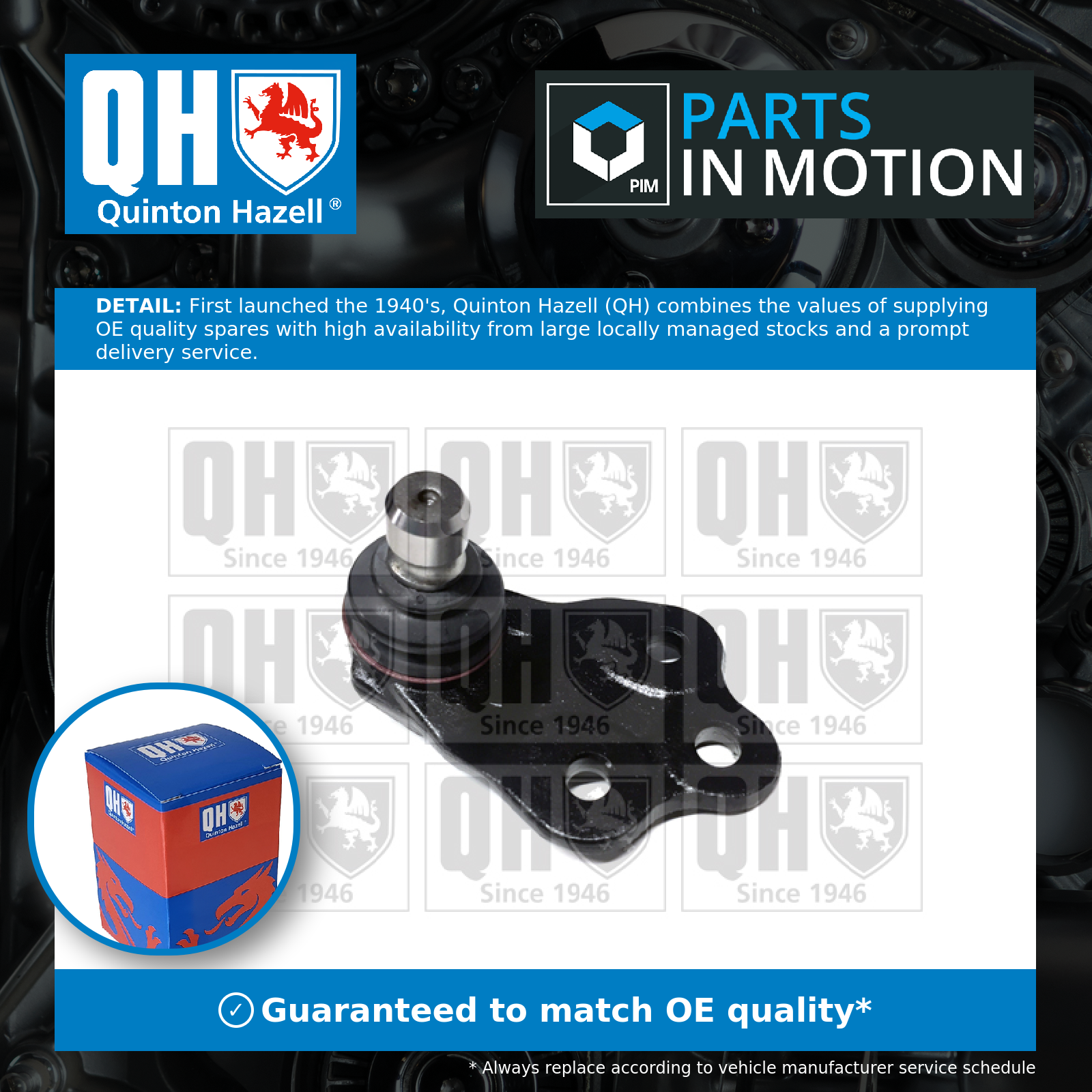 Quinton Hazell Ball Joint Lower QSJ3700S [PM1490760]
