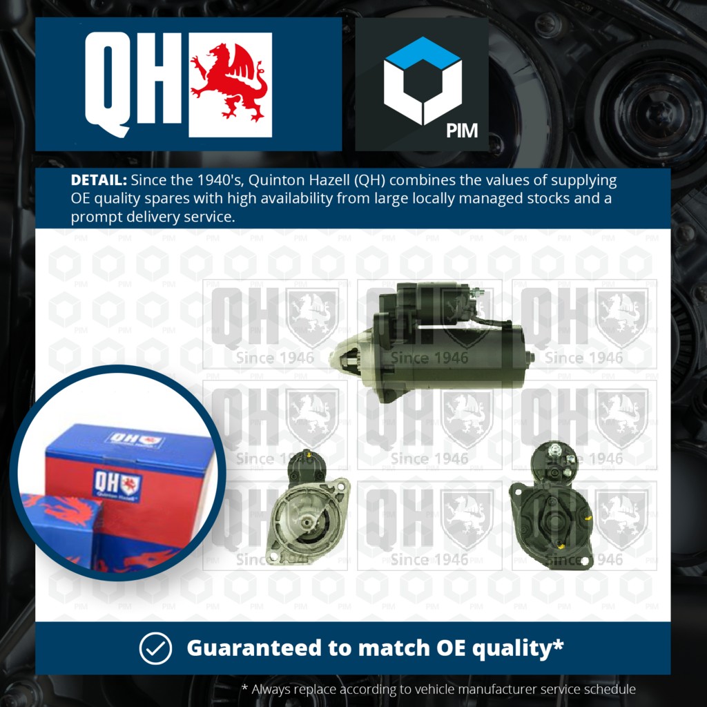 Quinton Hazell Starter Motor QRS1067 [PM1489810]
