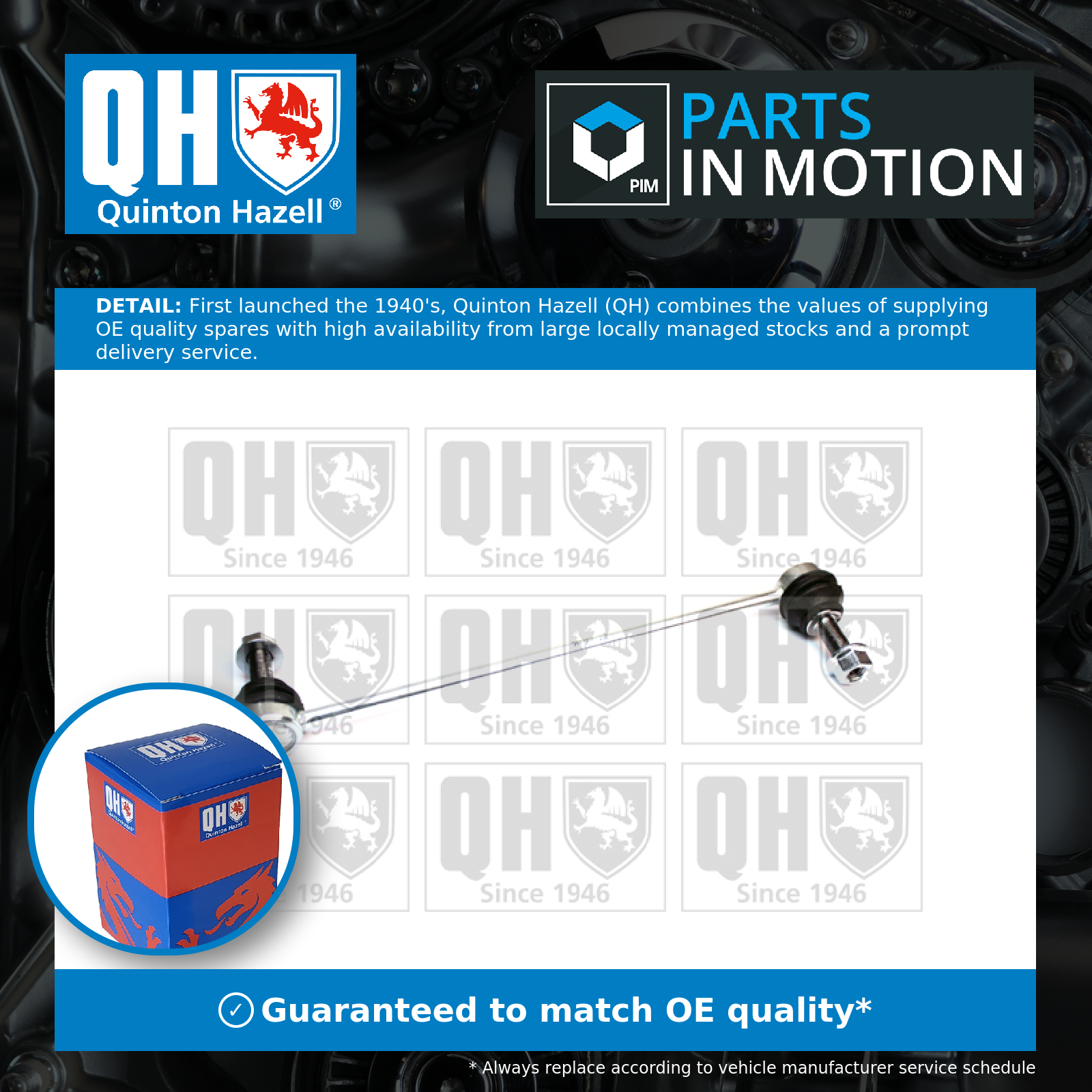 Quinton Hazell Anti Roll Bar Link Front QLS3840S [PM1488520]