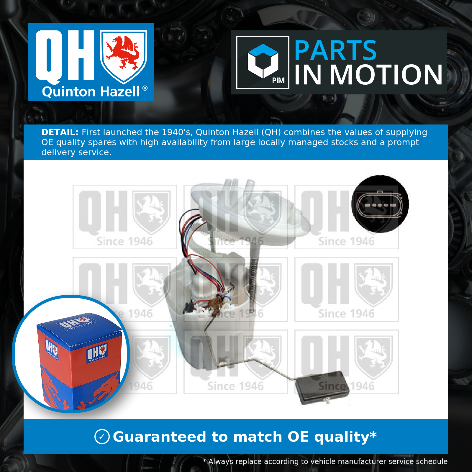 Quinton Hazell Fuel Pump QFP610 [PM1486387]