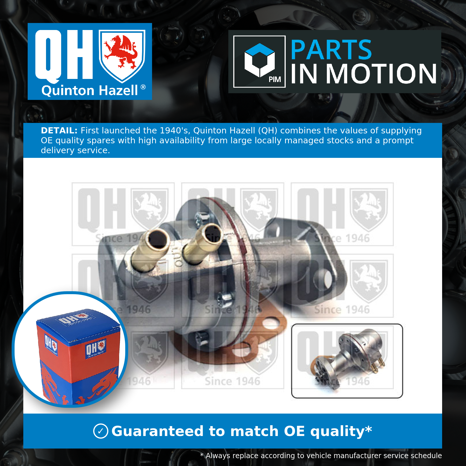 Quinton Hazell Fuel Pump QFP508 [PM1486365]