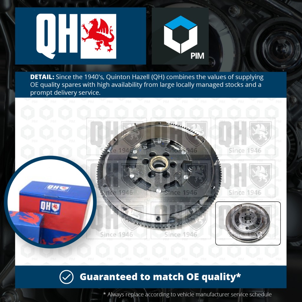 Quinton Hazell Dual Mass Flywheel DMF QDF213 [PM1484958]