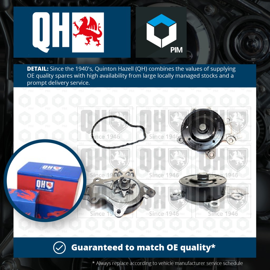 Quinton Hazell Water Pump QCP3912 [PM1482342]