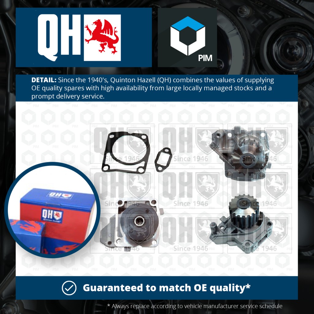 Quinton Hazell Water Pump QCP3825 [PM1482260]