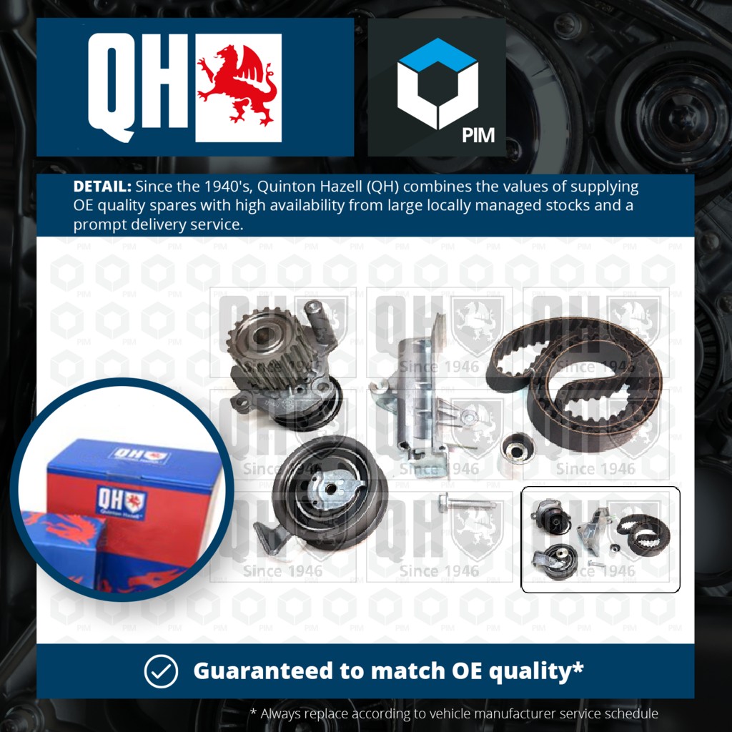Quinton Hazell Timing Belt & Water Pump Kit QBPK5834 [PM1478657]