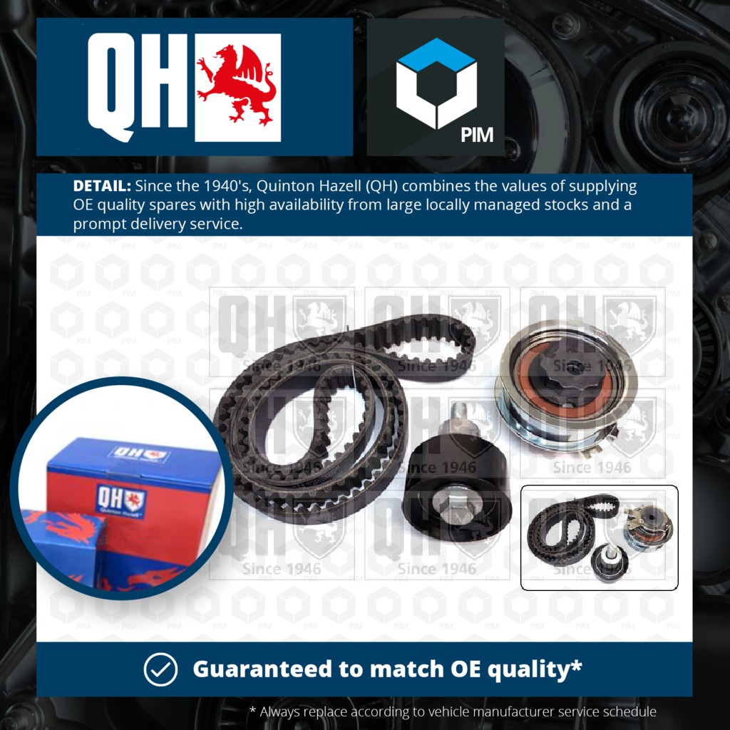 Quinton Hazell Timing Belt Kit QBK881 [PM1478523]