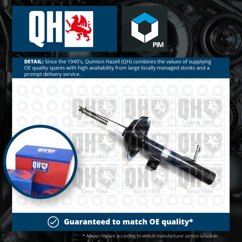 Quinton Hazell Shock Absorber (Single Handed) Front Right QAG178710 [PM1477981]