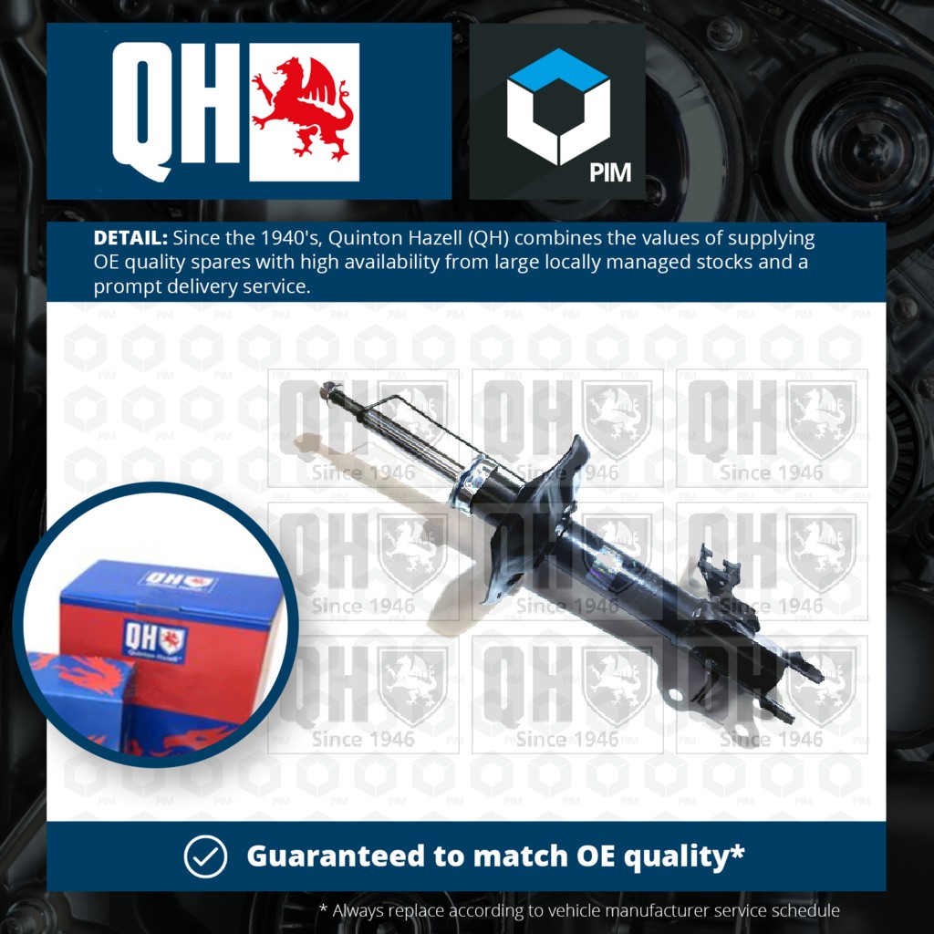 Quinton Hazell Shock Absorber (Single Handed) Front Right QAG178506 [PM1477959]
