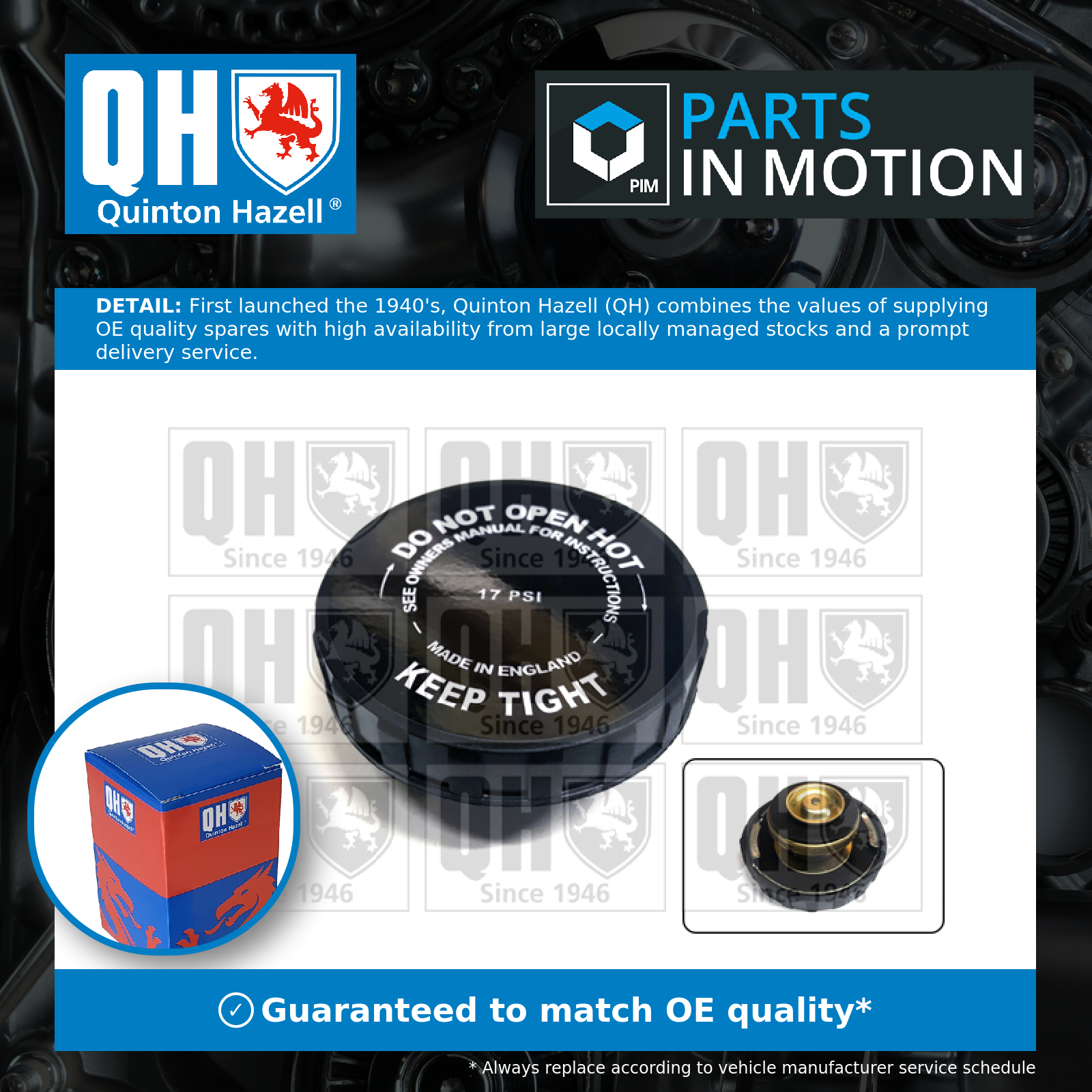 Quinton Hazell Radiator Cap FC561 [PM1476174]