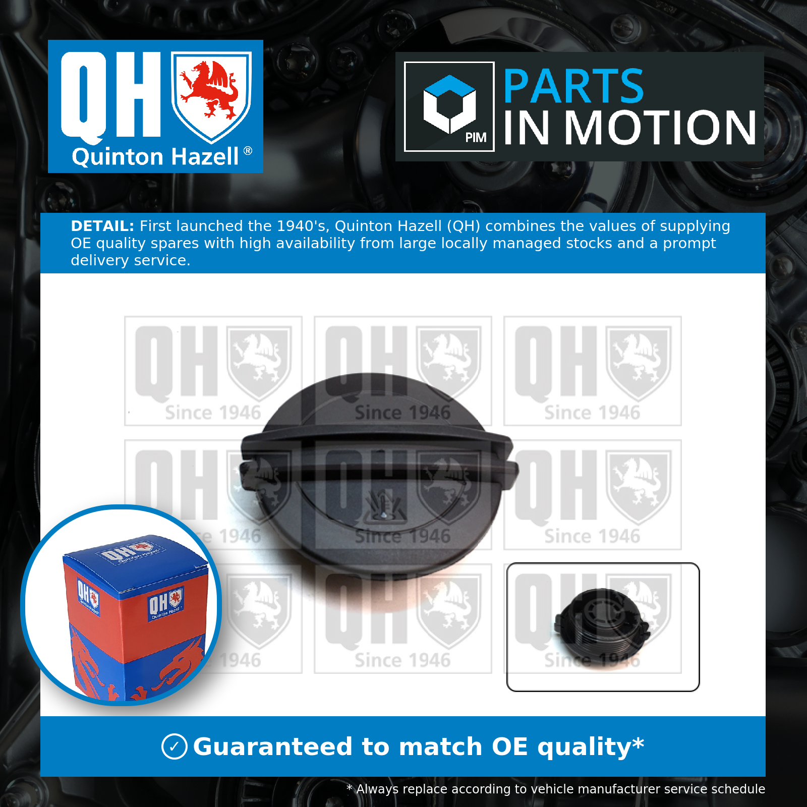 Quinton Hazell Radiator Cap FC543 [PM1476156]