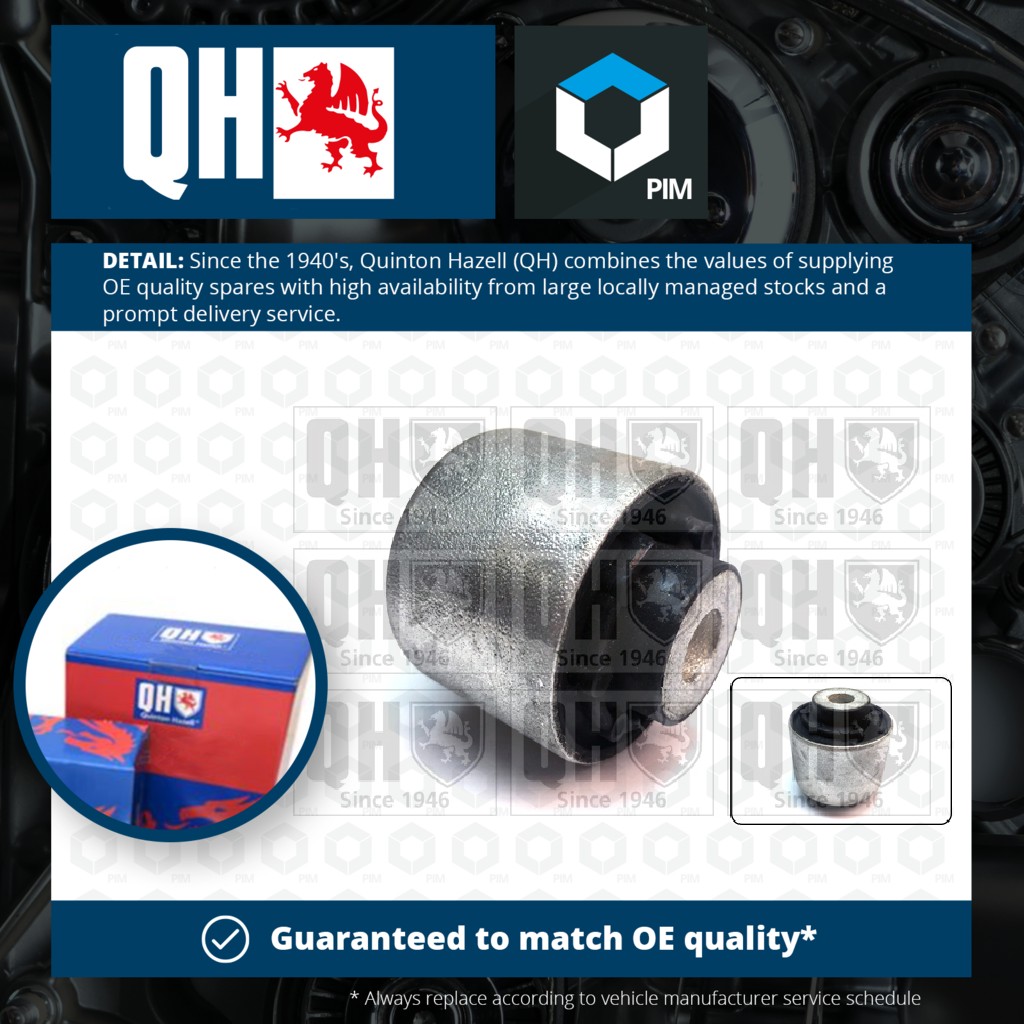 Quinton Hazell Wishbone / Control / Trailing Arm Bush EMS8657 [PM1476079]