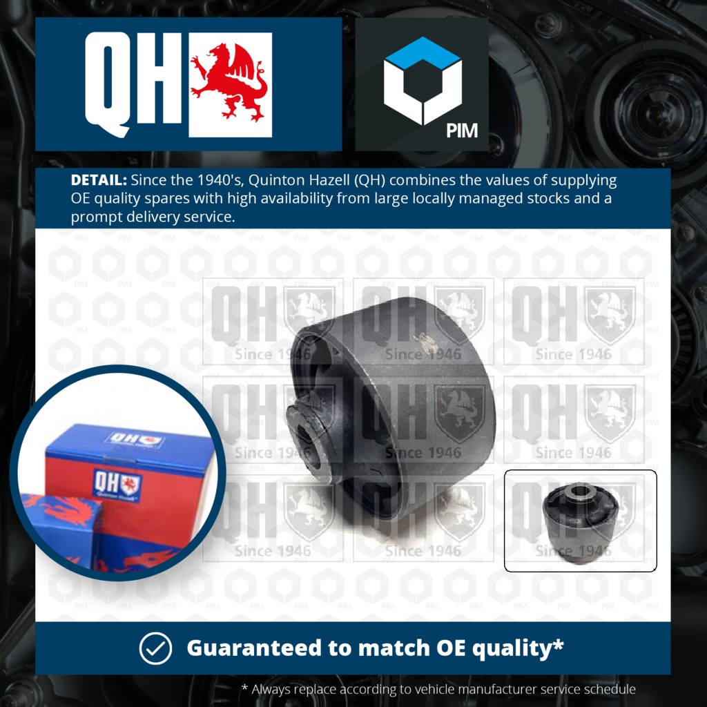 Quinton Hazell Wishbone / Control / Trailing Arm Bush EMS8430 [PM1475987]