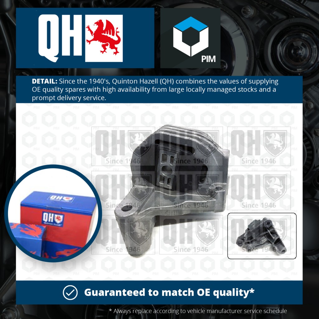 Quinton Hazell Engine Mount Rear Upper EM4823 [PM1475186]