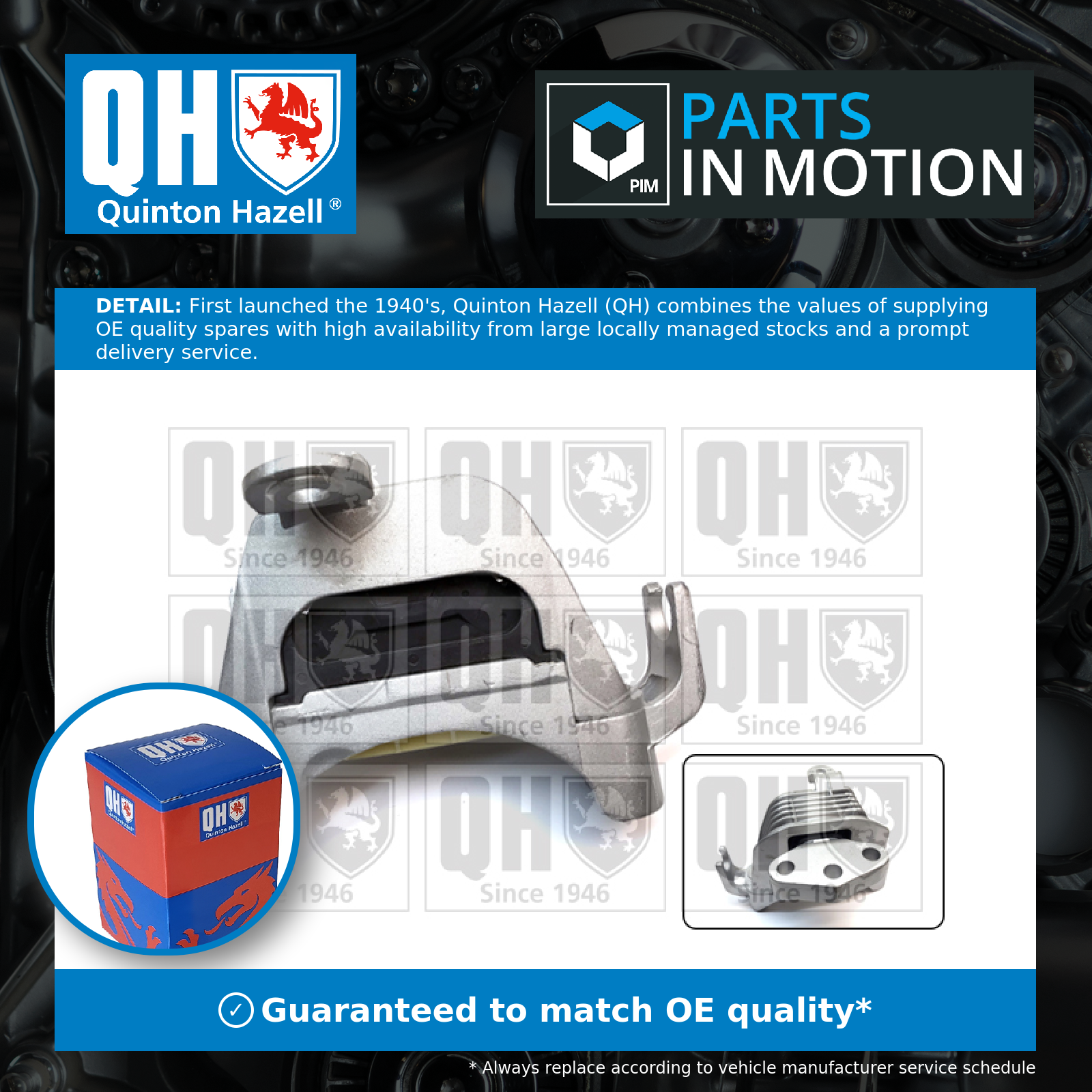 Quinton Hazell Engine Mount Front Right EM4757 [PM1475120]