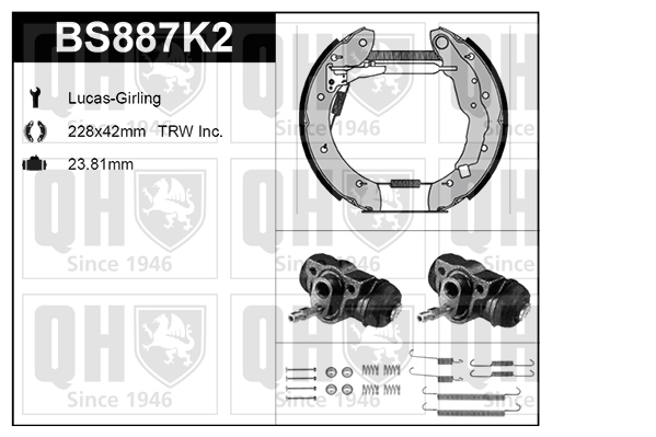 Quinton Hazell BS887K2