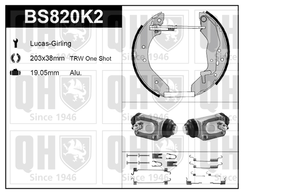 Quinton Hazell BS820K2