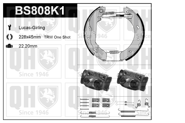 Quinton Hazell BS808K1