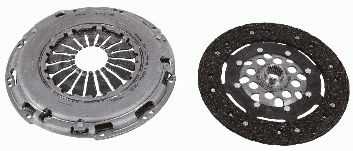 Sachs Clutch Kit 2 piece (Cover+Plate) 3000950538 [PM1448113]