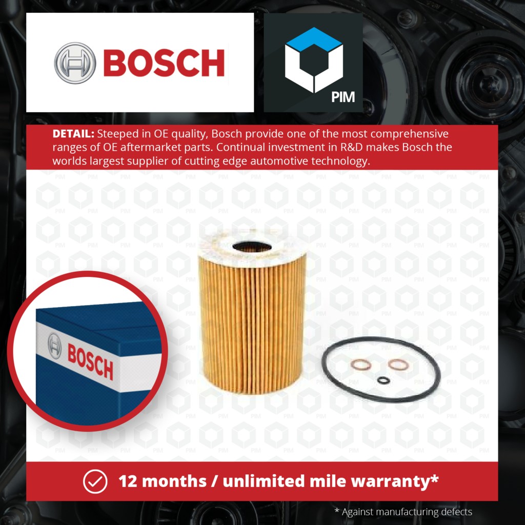 Bosch Oil Filter F026407255 [PM1417208]