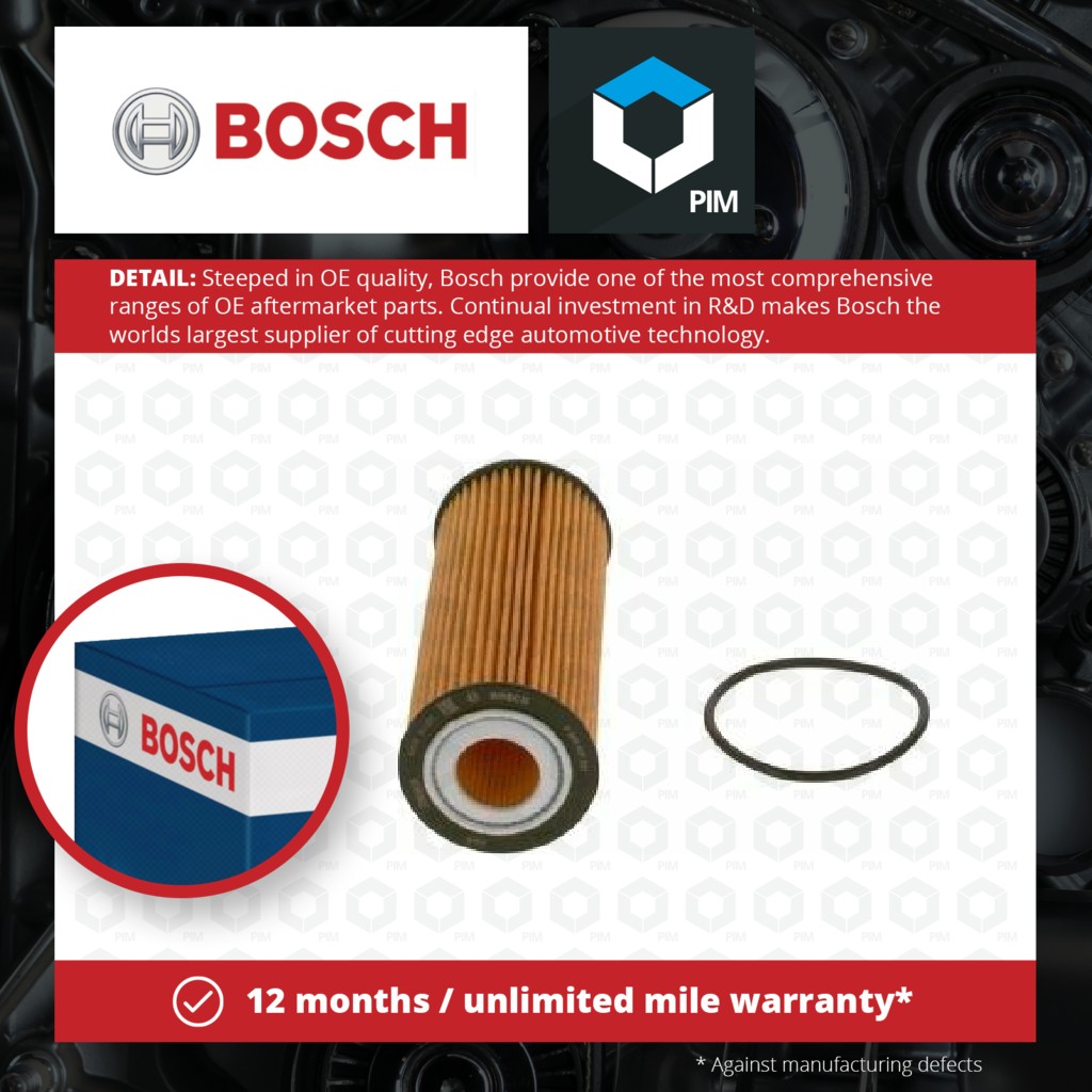 Bosch Oil Filter F026407237 [PM1417199]